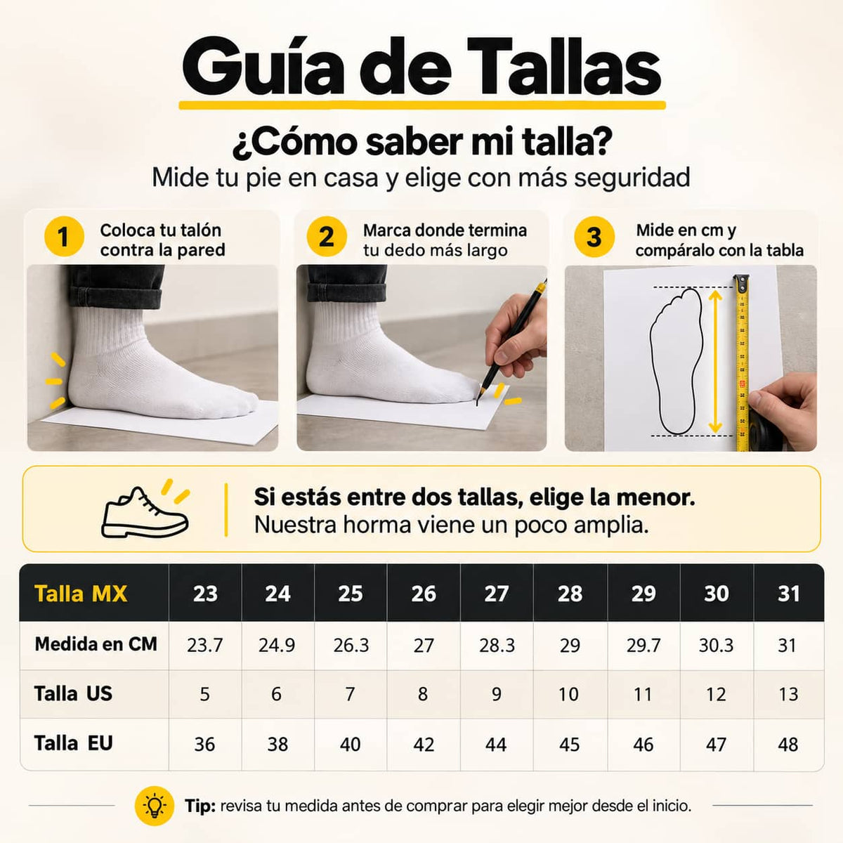 Guía de tallas Ruders MX para elegir talla de BRAGI MIDNIGHT