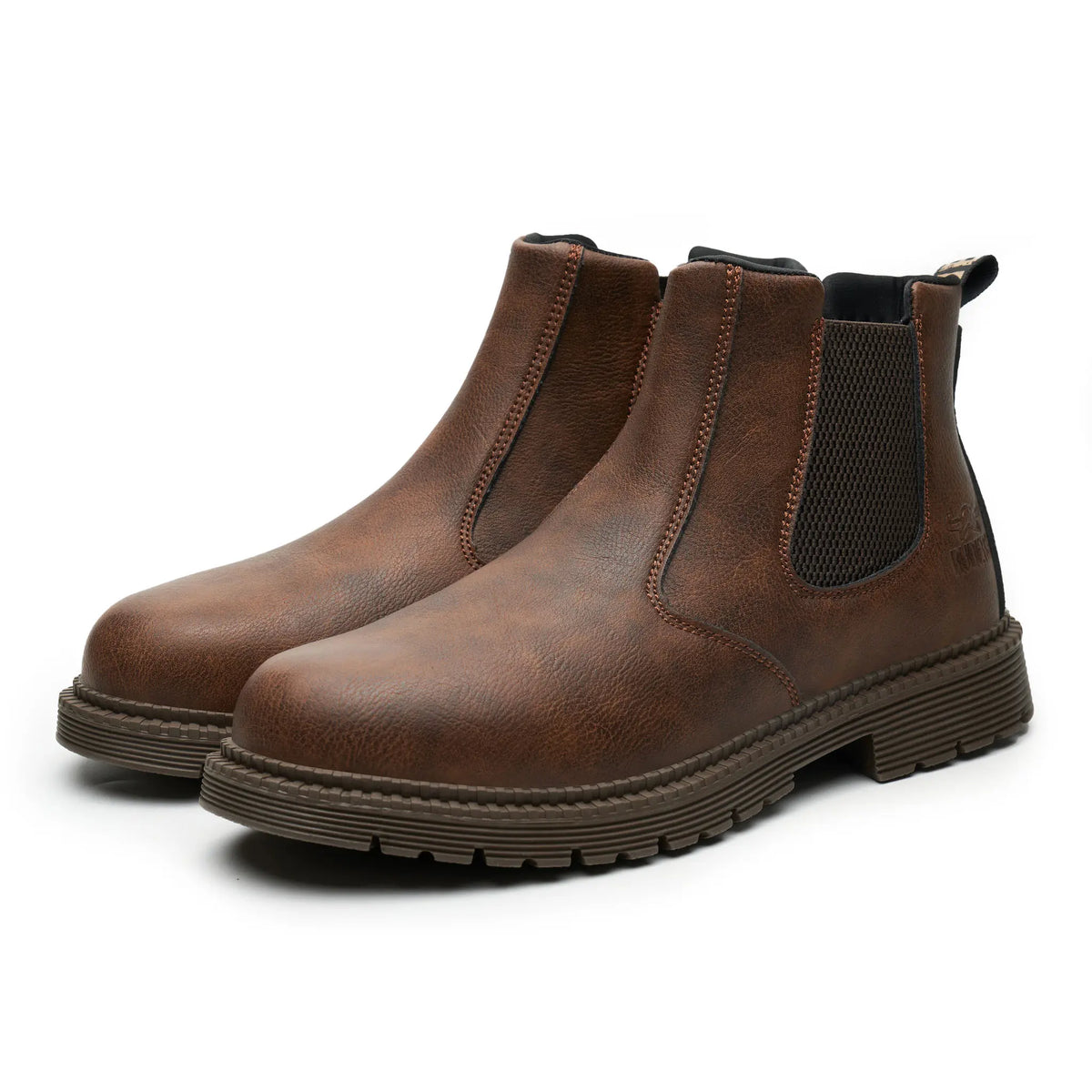 Bota industrial NORD TERRA café con suela antiderrapante