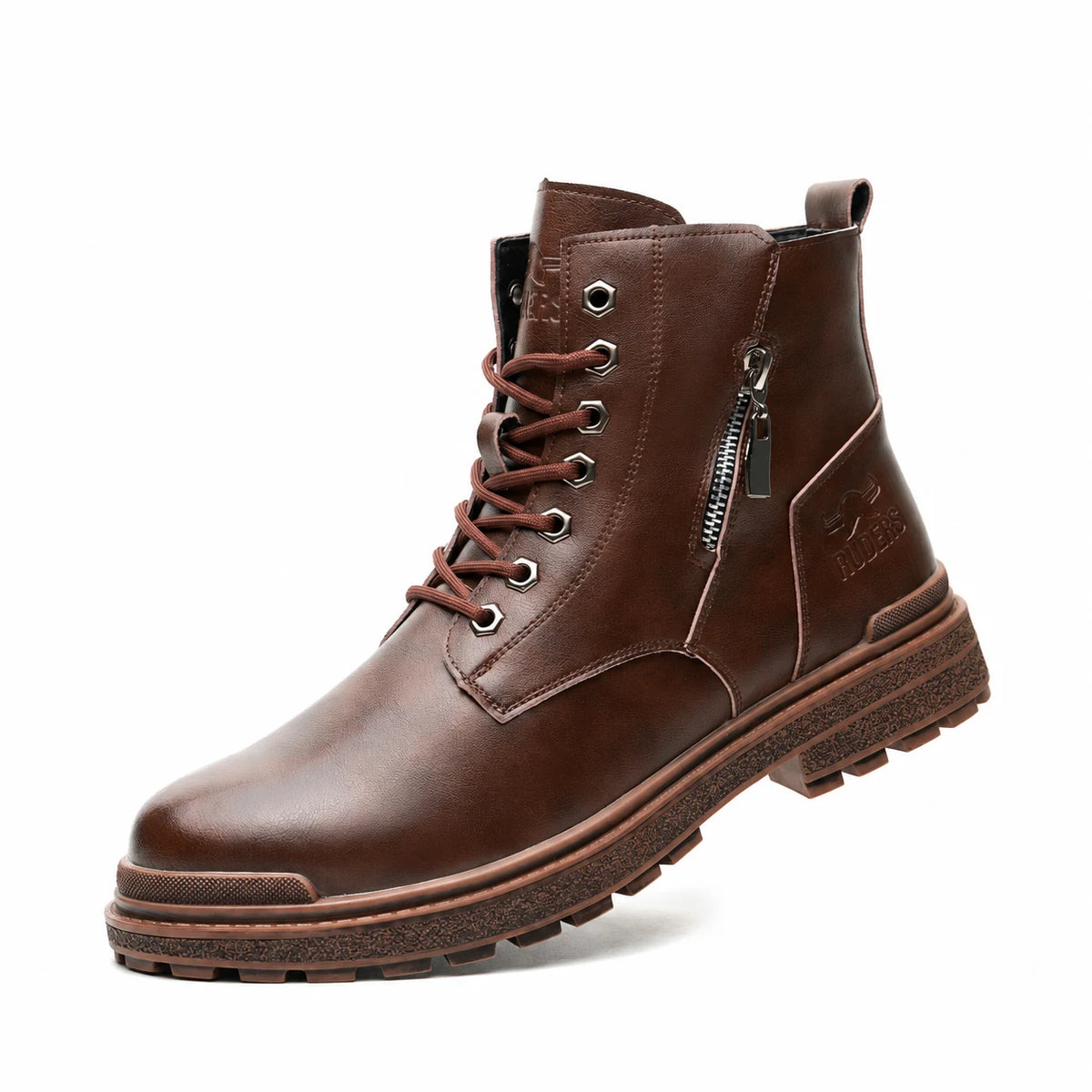 Zapato de seguridad con casquillo OLAF GARNET Ruders de microfibra de piel